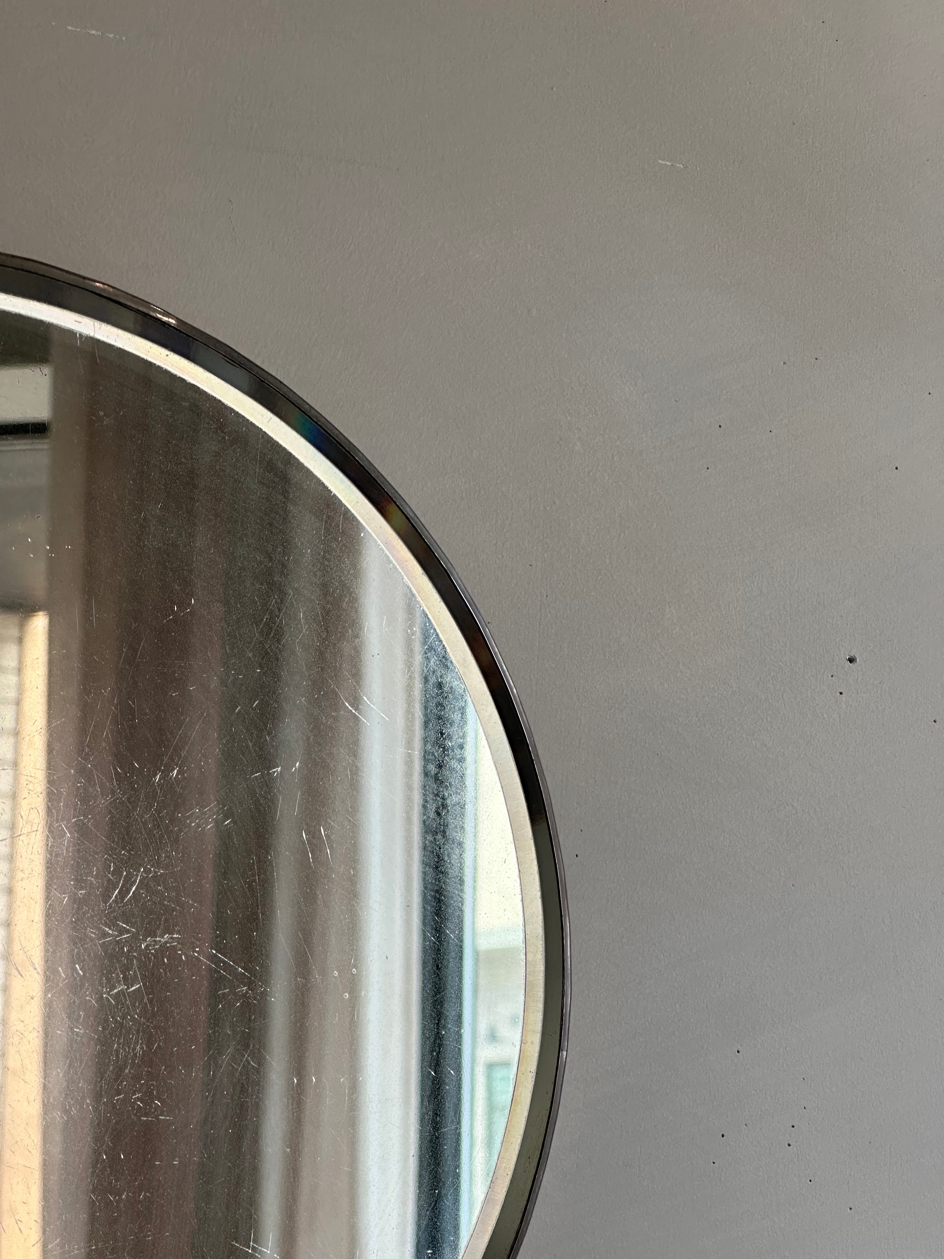 FRAMELESS ROUND MIRROR