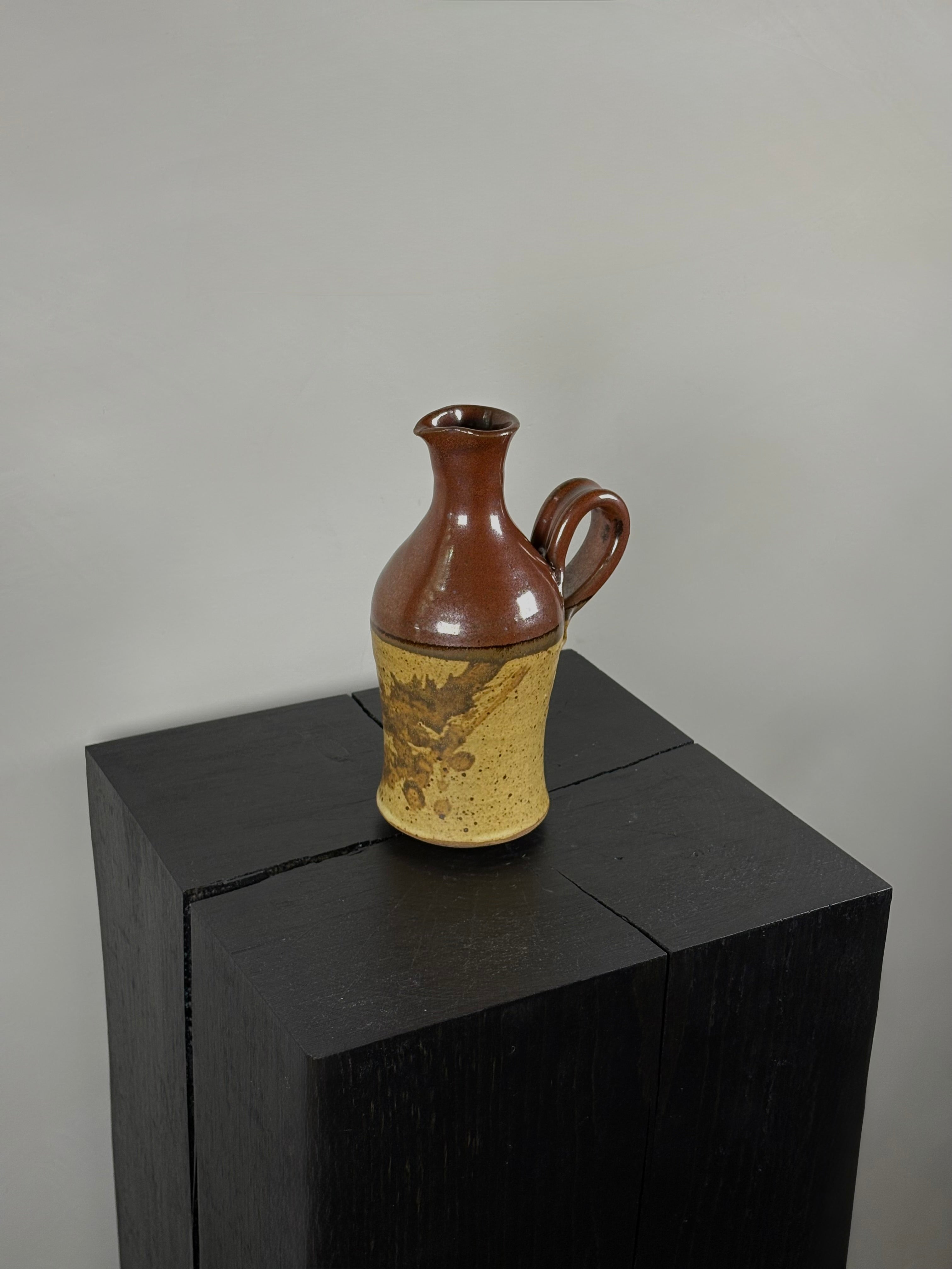 HAND CRAFTED TWO TONED JUG