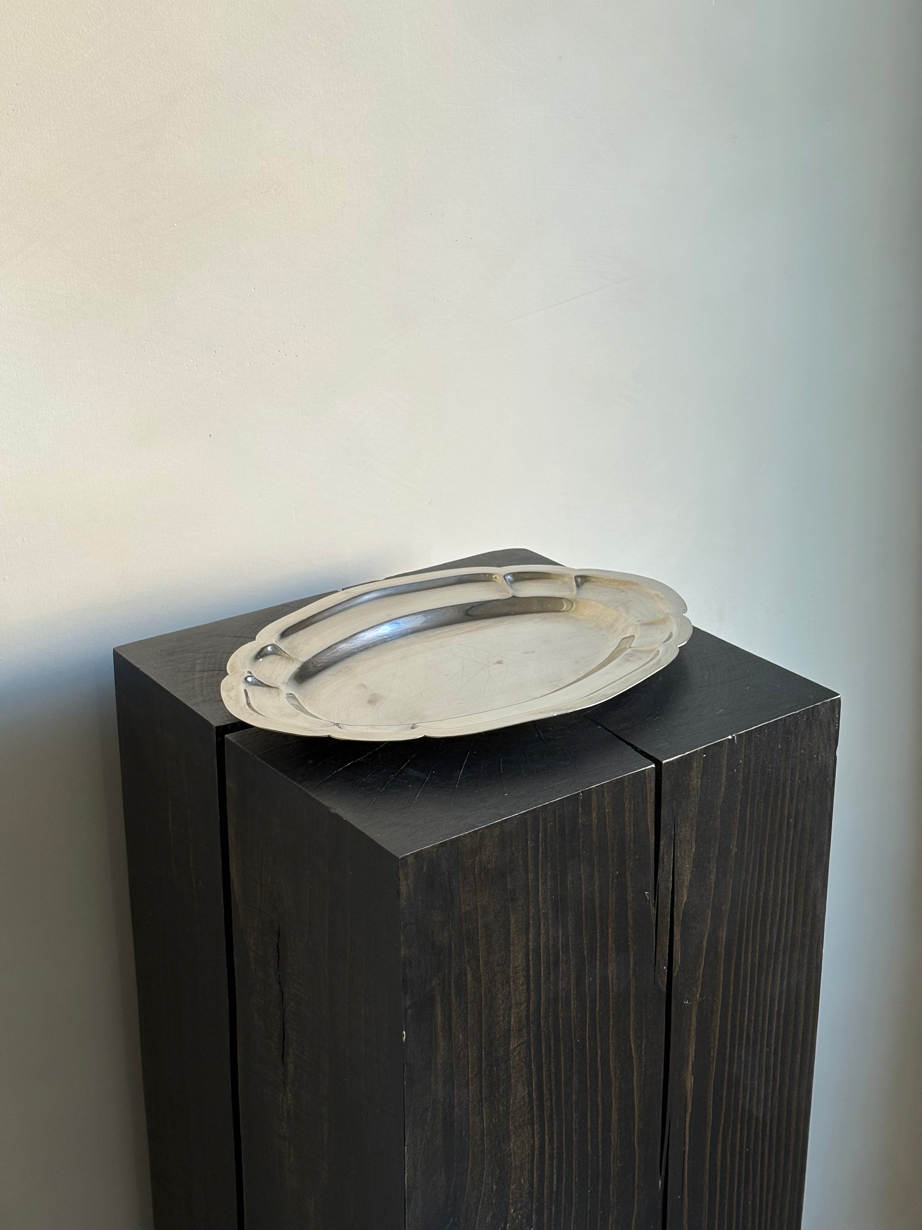 SMALL STAINLESS SERVING TRAY
