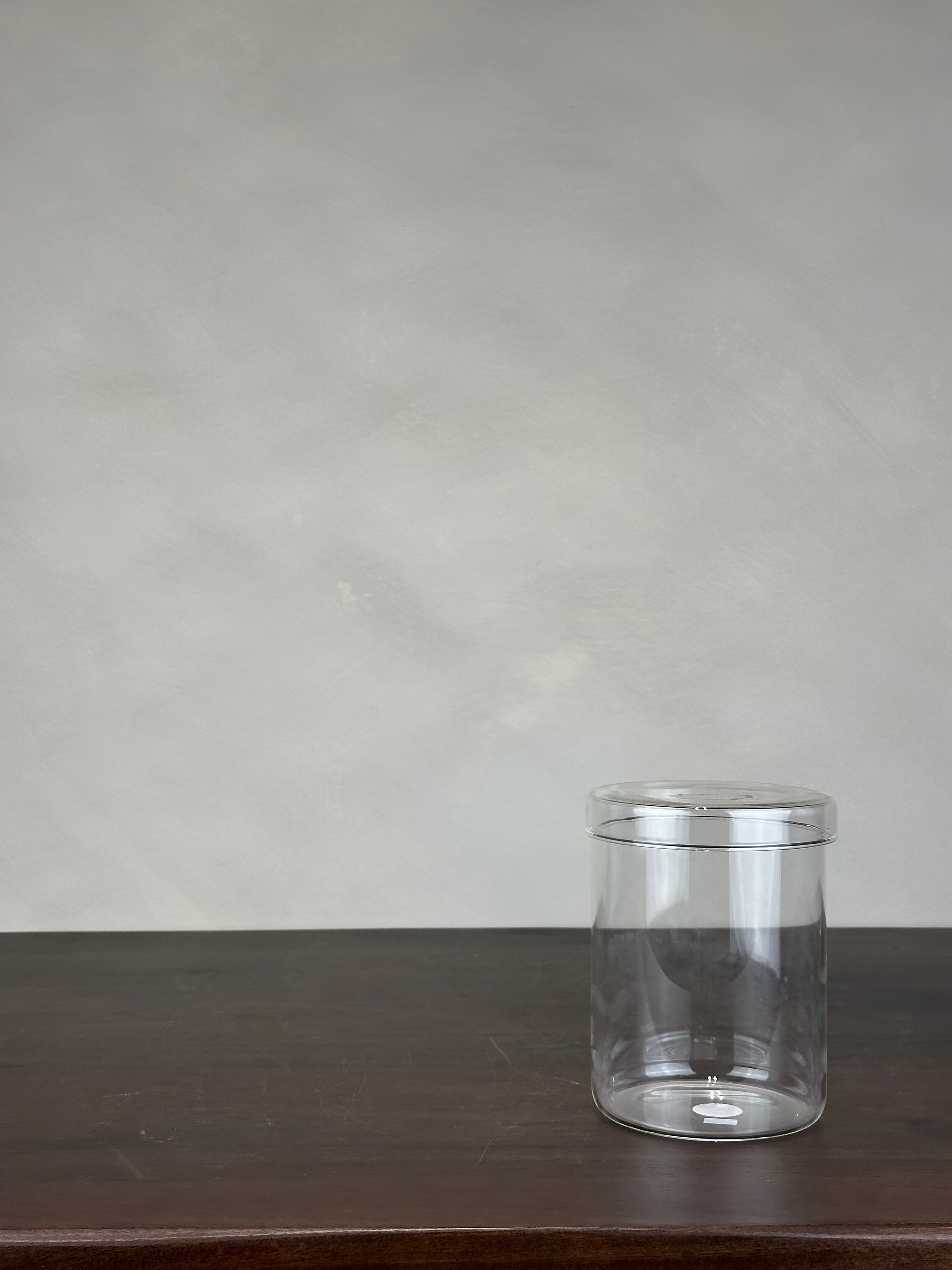 GLASS JAR WITH LID - LARGE