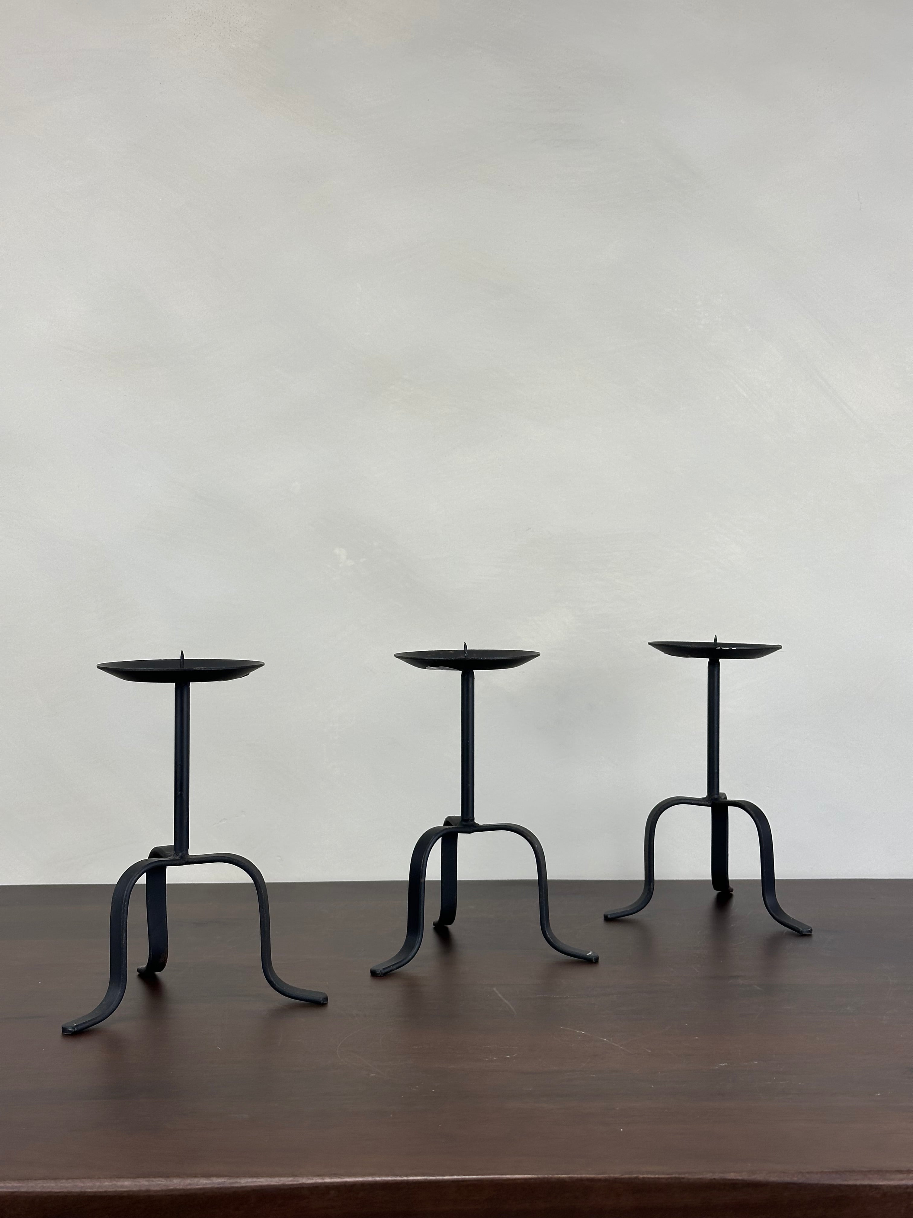 TALL METAL CANDLE HOLDER - SMALL