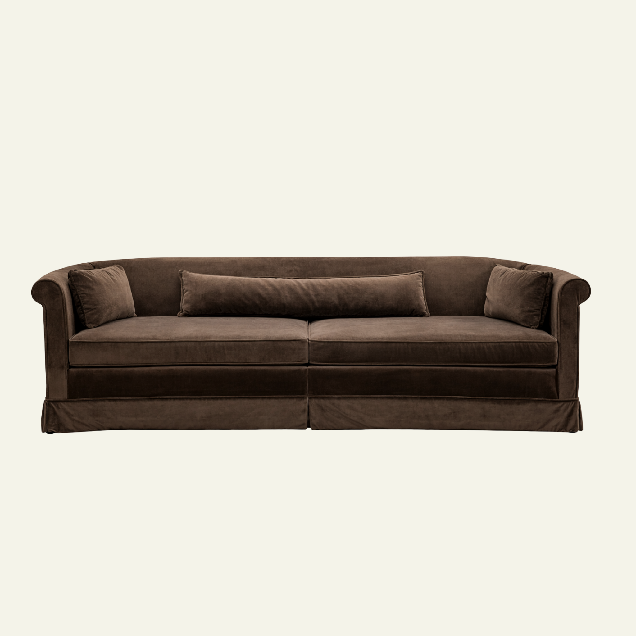 Vintage Velvet Sofa - Restored