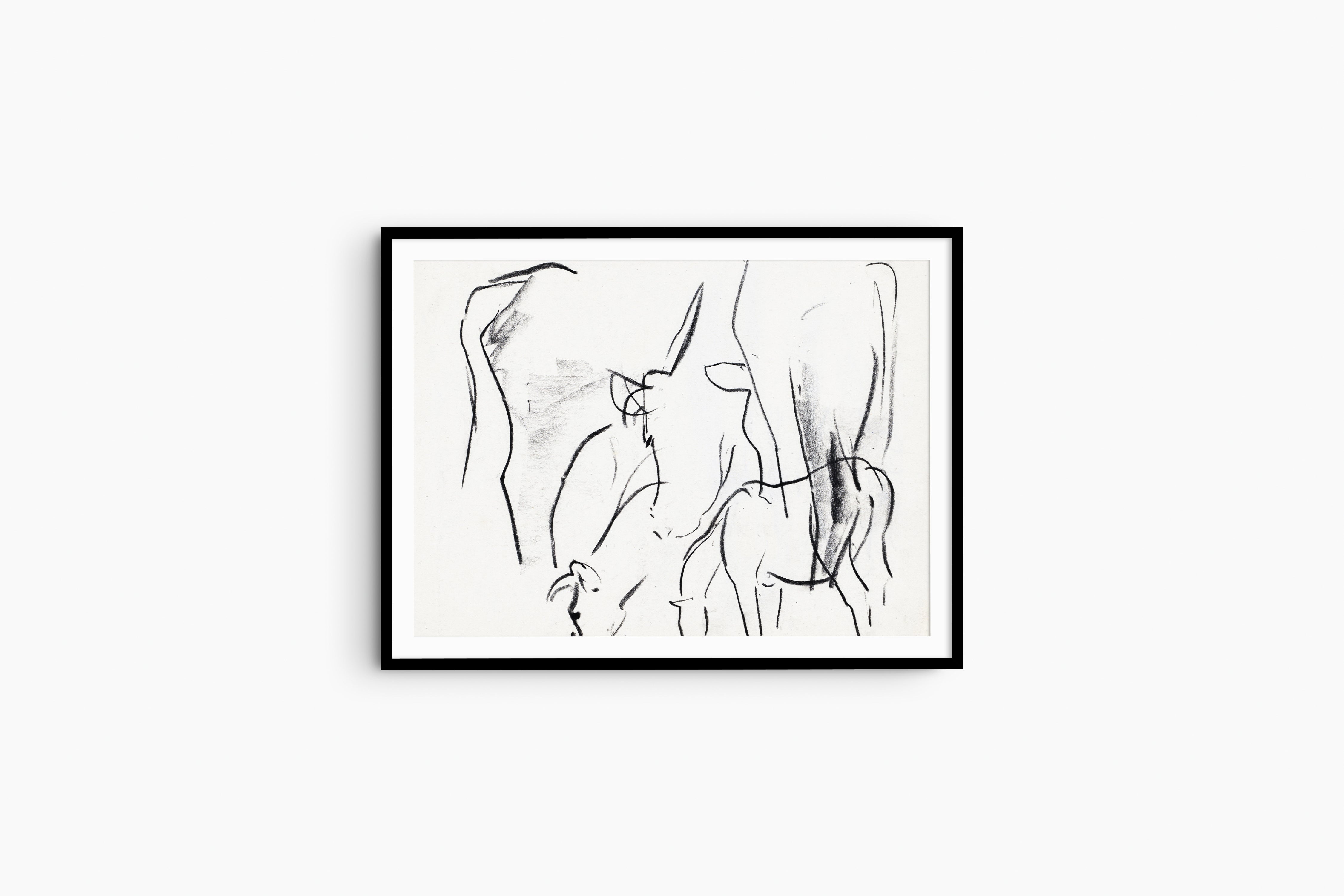 COW DRAWING | VINTAGE PRINT
