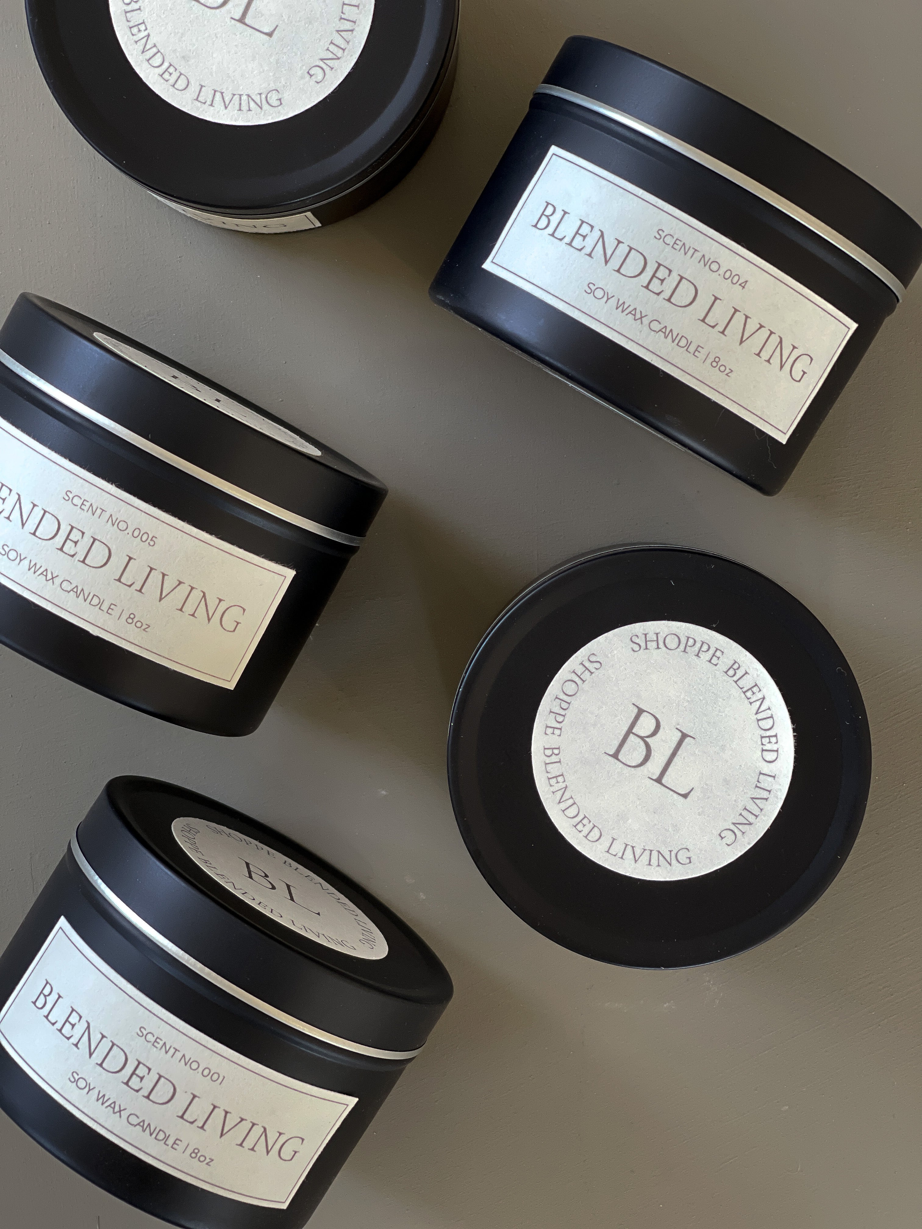 BLVG SOY WAX CANDLE | TIN 8oz