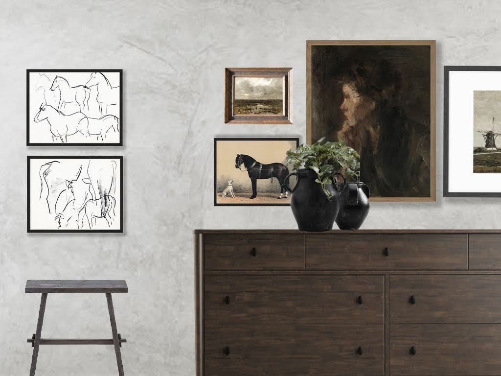 COW DRAWING | VINTAGE PRINT