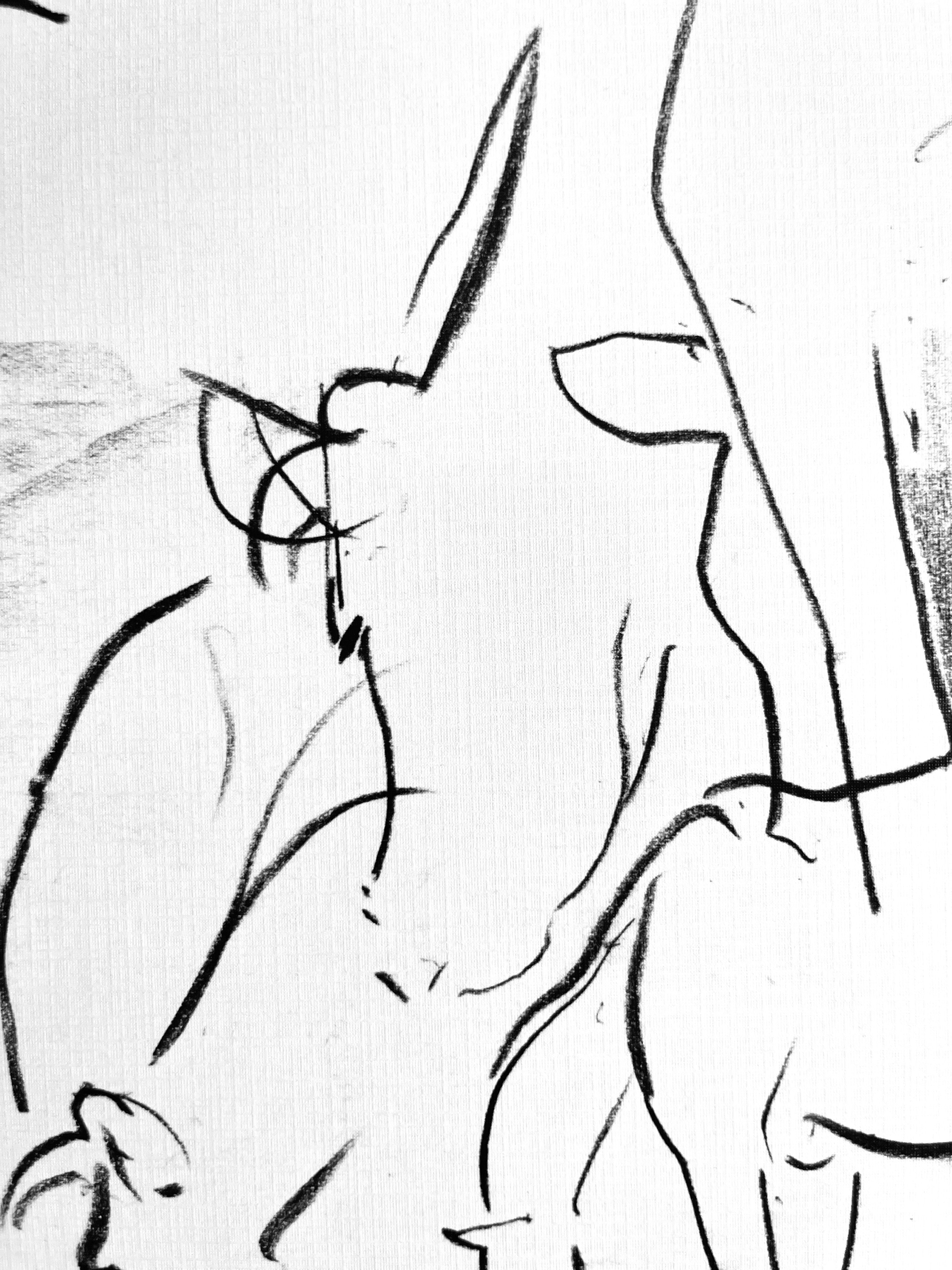COW DRAWING | VINTAGE PRINT